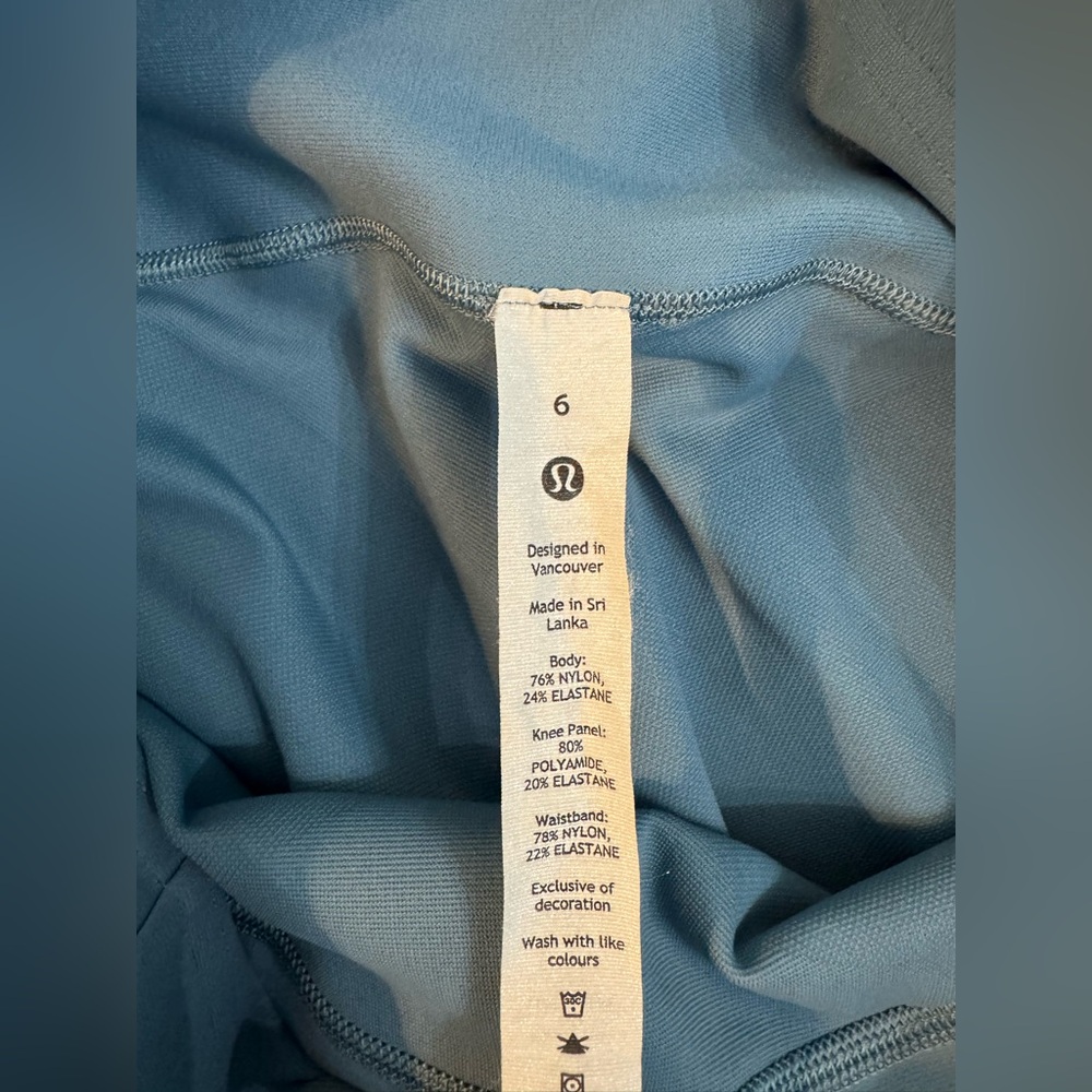 NWOT Lululemon SenseKnit Running High-Rise Tight 28" Utility Blue - Picture 10 of 11